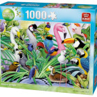 Puzzle - King - Niesamowite ptaki