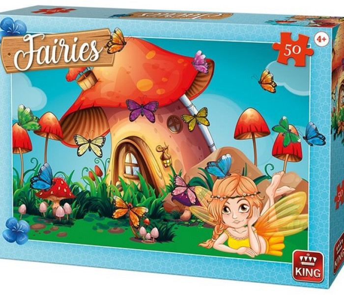 Puzzle - King - Wróżka przy domu
