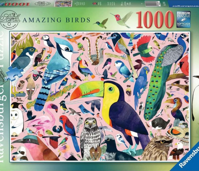 Puzzle - Ravensburger - Niesamowite ptaki