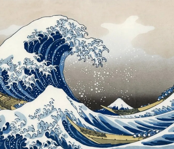 Puzzle - Ravensburger - Duża fala u wybrzeży Kanagawy