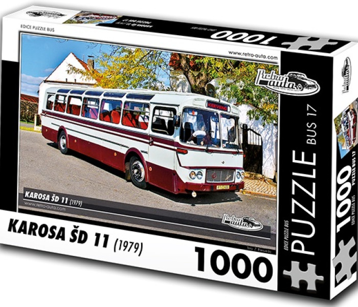 Puzzle - Retro-auta - Bus Karosa ŠD 11 (1979)
