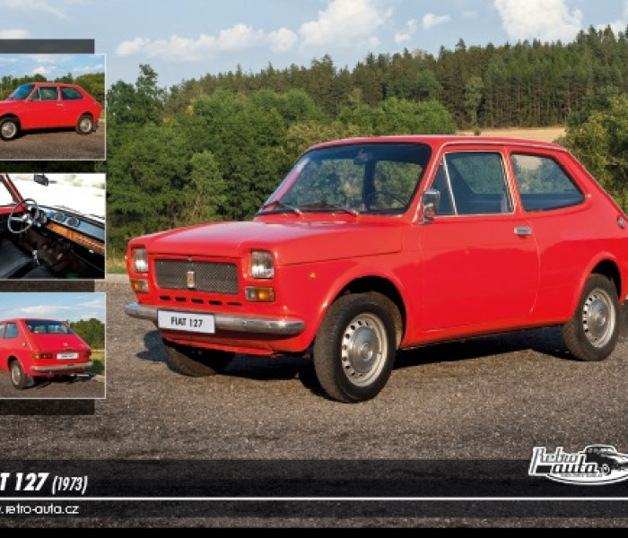 Puzzle - Retro-auta - Puzzle Fiat 127 (1973)