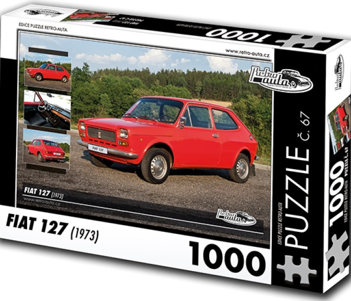 Puzzle - Retro-auta - Puzzle Fiat 127 (1973)
