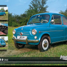Puzzle - Retro-auta - Puzzle Fiat 600 D (1964)