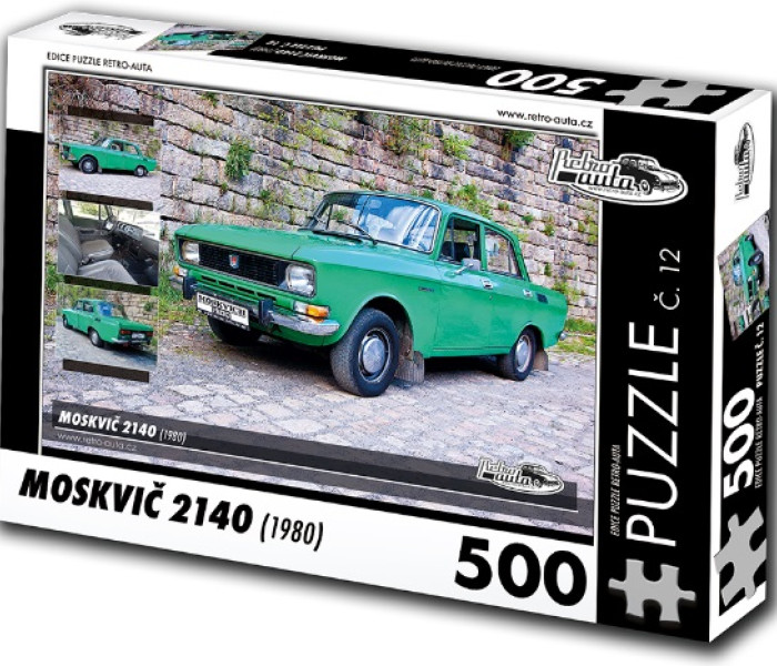 Puzzle - Retro-auta - Puzzle Moskvic 140 (1980)