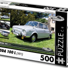 Puzzle - Retro-auta - Puzzle Skoda 100 L (1971)