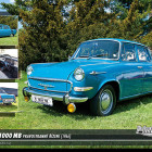 Puzzle - Retro-auta - Puzzle Skoda 1000 MB (1966)