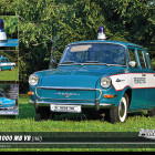 Puzzle - Retro-auta - Puzzle Skoda 1000 MB VB (1967)