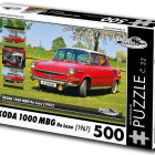 Puzzle - Retro-auta - Puzzle Skoda 1000 MBG De Luxe (1967)