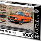 Puzzle - Retro-auta - Puzzle Skoda 105 GL (1981)