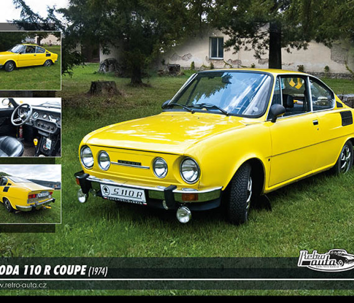 Puzzle - Retro-auta - Puzzle Skoda 110 R coupé (1974)