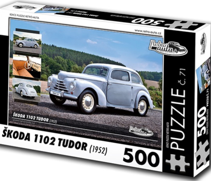 Puzzle - Retro-auta - Puzzle Skoda 1102 Tudor (1952)