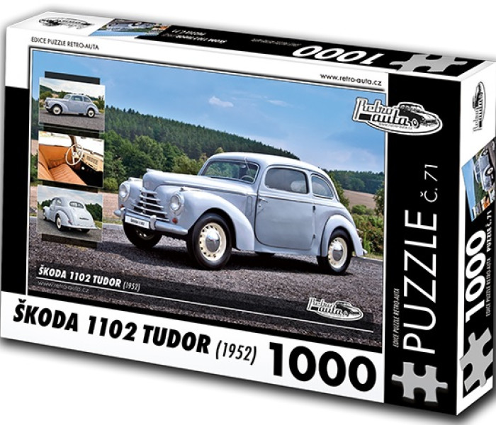 Puzzle - Retro-auta - Puzzle Skoda 1102 Tudor (1952)