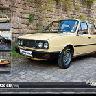Puzzle - Retro-auta - Puzzle Skoda 120 GLS (1982)