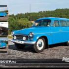Puzzle - Retro-auta - Puzzle Skoda 1202 STW (1966)