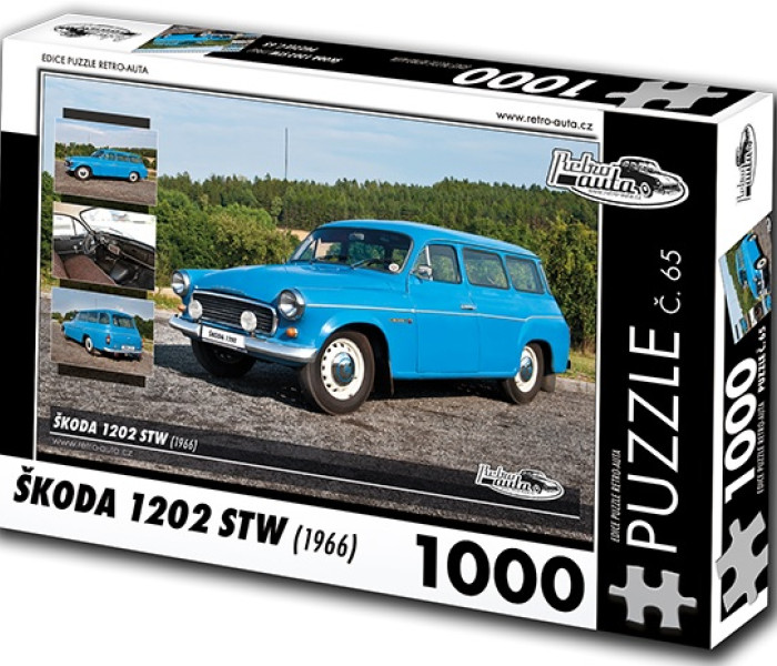 Puzzle - Retro-auta - Puzzle Skoda 1202 STW (1966)