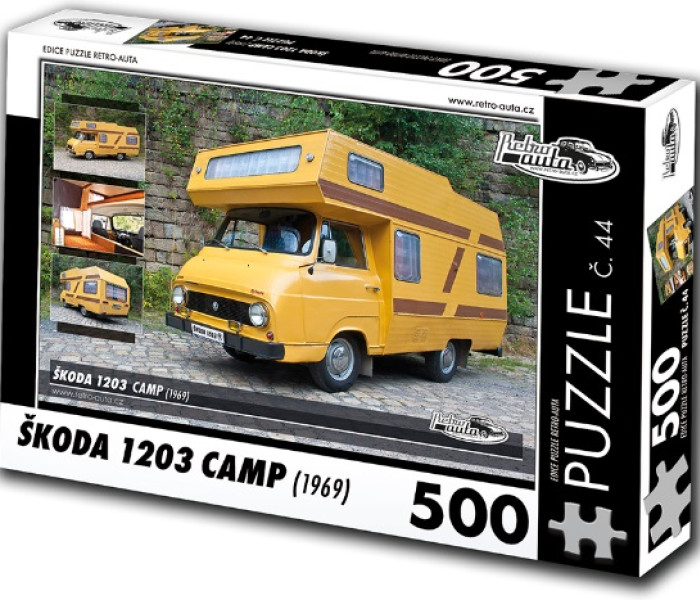 Puzzle - Retro-auta - Puzzle Skoda 1203 Camp (1969)