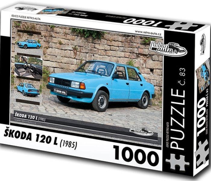 Puzzle - Retro-auta - Puzzle Skoda 120L (1985)