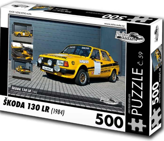 Puzzle - Retro-auta - Puzzle Skoda 130 LR (1984)