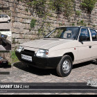 Puzzle - Retro-auta - Puzzle Skoda Favorit 136 L (1989)