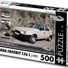 Puzzle - Retro-auta - Puzzle Skoda Favorit 136 L (1989)