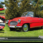 Puzzle - Retro-auta - Puzzle Skoda Felicia (1960)