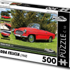Puzzle - Retro-auta - Puzzle Skoda Felicia (1960)