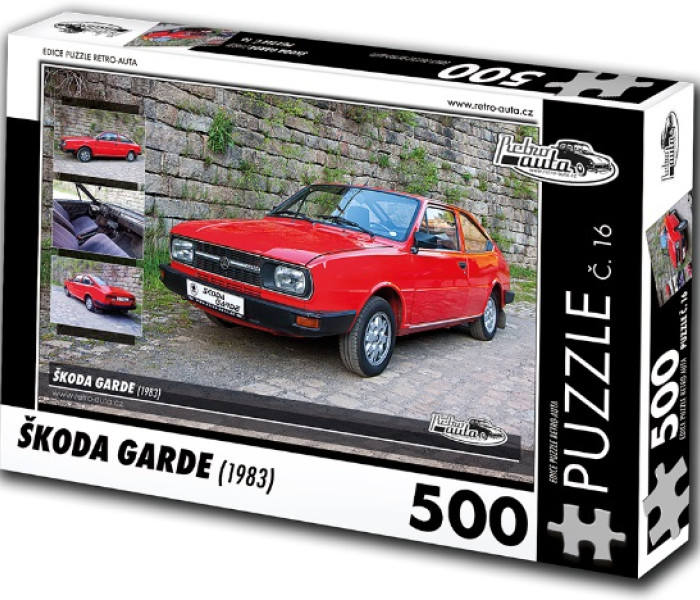 Puzzle - Retro-auta - Puzzle Skoda Garde (1983)
