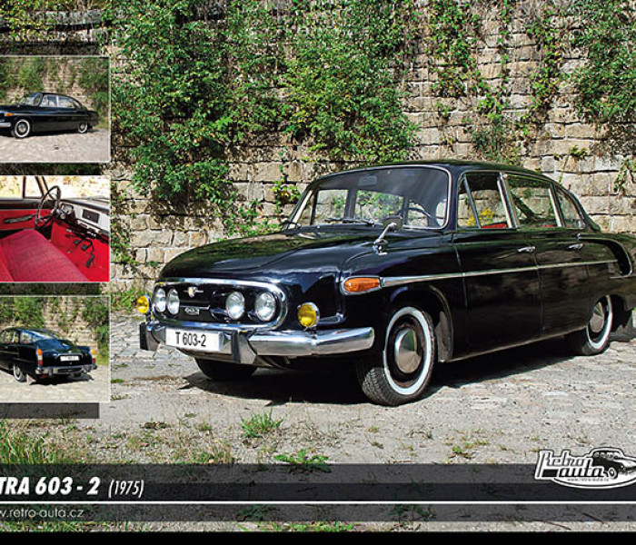 Puzzle - Retro-auta - Puzzle Tatra 603 - 2 (1975)