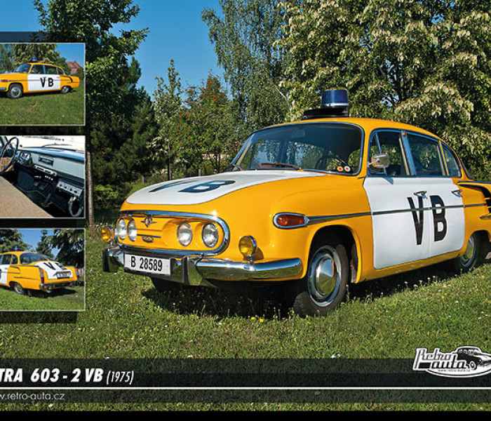 Puzzle - Retro-auta - Puzzle Tatra 603 - 2 VB (1975)