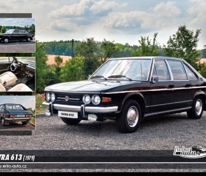 Puzzle - Retro-auta - Puzzle Tatra 613 (1979)