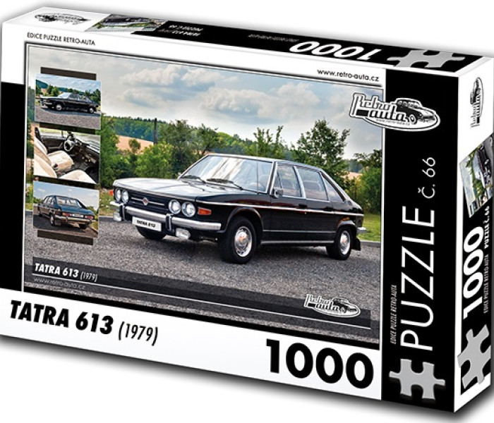 Puzzle - Retro-auta - Puzzle Tatra 613 (1979)