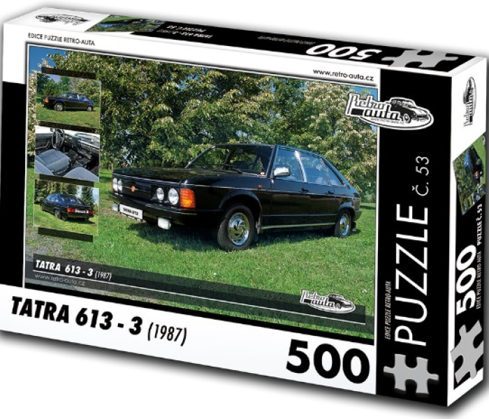 Puzzle - Retro-auta - Puzzle Tatra 613 - 3 (1987)