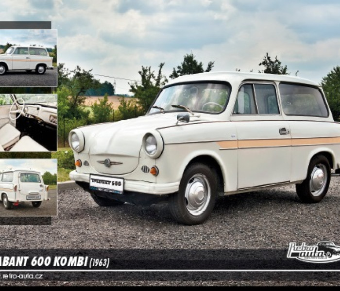 Puzzle - Retro-auta - Puzzle Trabant 600 Kombi (1963)