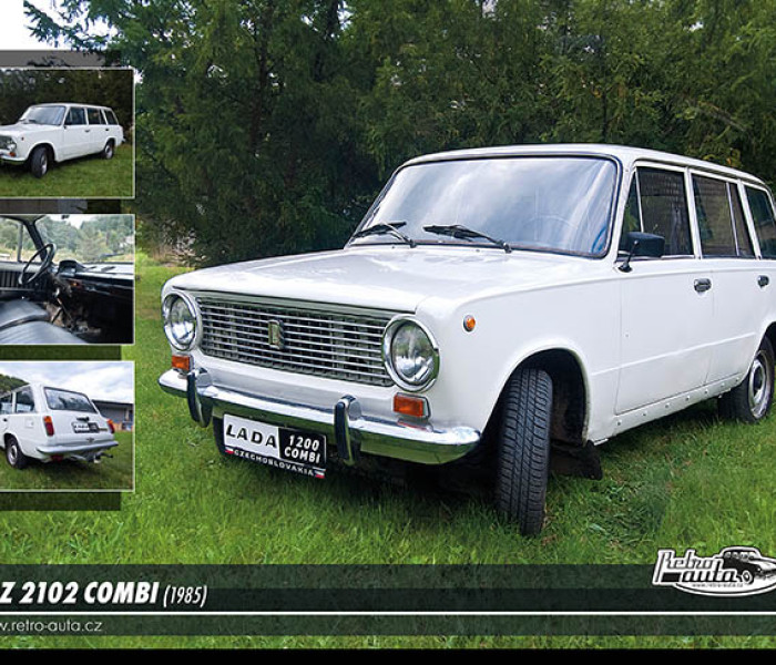 Puzzle - Retro-auta - Puzzle VAZ 2102 combi (1985)