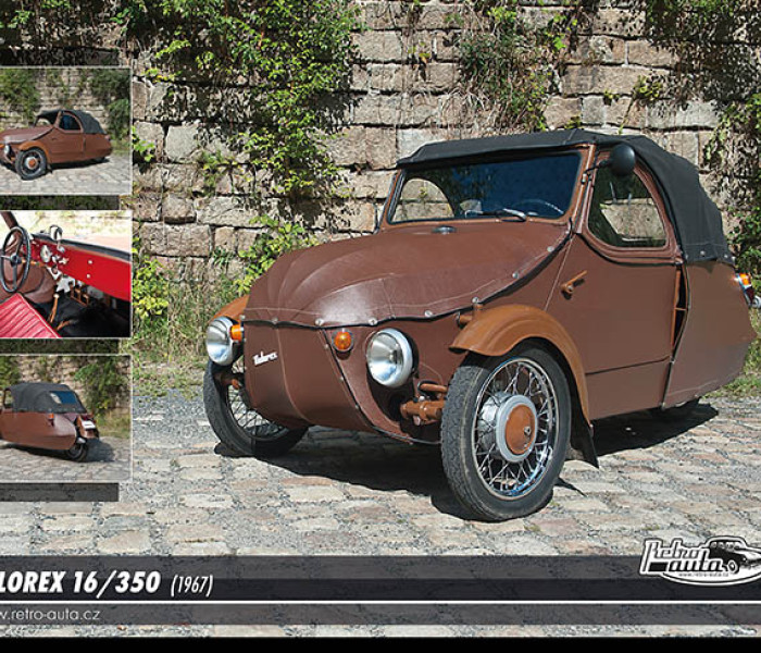 Puzzle - Retro-auta - Puzzle Verlorex 16/350 (1967)