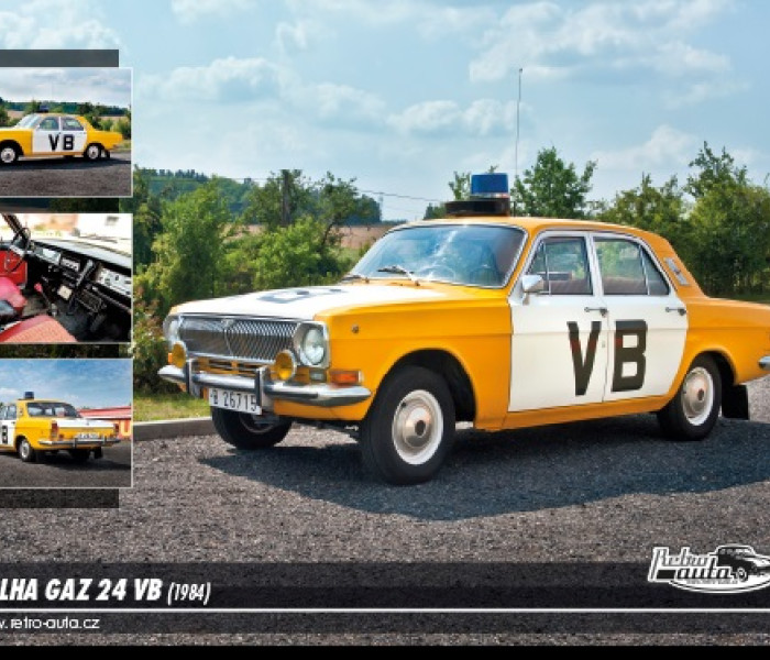 Puzzle - Retro-auta - Puzzle Volha GAZ 24 VB (1984)