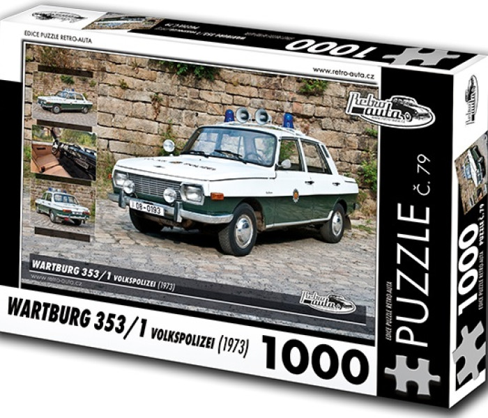 Puzzle - Retro-auta - Puzzle Wartburg 353/1 (1973)