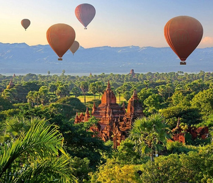 Puzzle - Schmidt - Balony nad Myanmarem