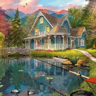 Puzzle - Schmidt - Domek przy jeziorze