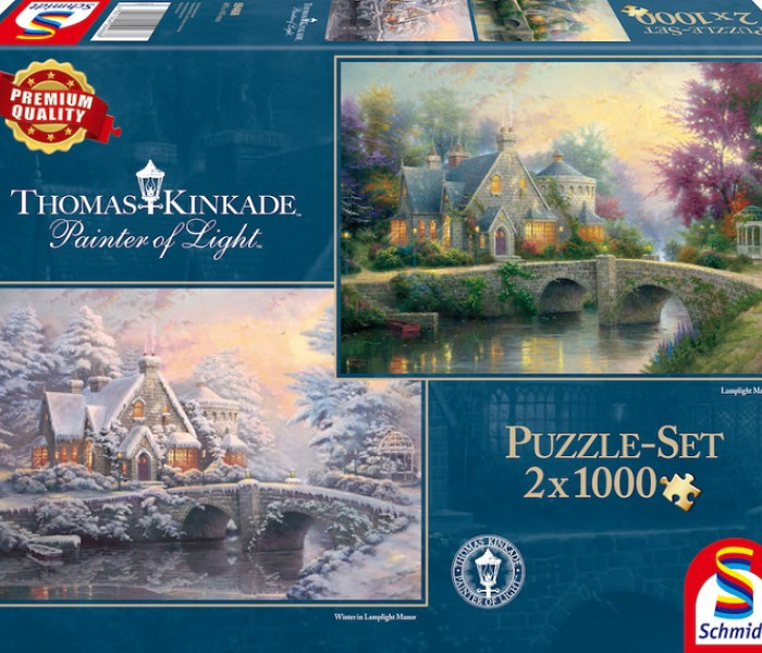Puzzle - Schmidt - Wiosna i zima w Lamplight Manor