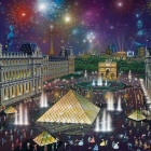 Puzzle - Schmidt - Fajerwerki nad Luwrem