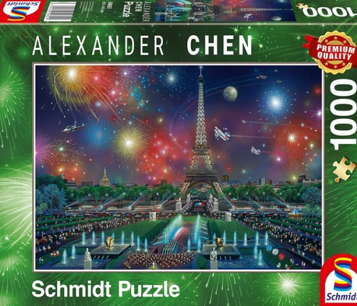 Puzzle - Schmidt - Fajerwerki nad Paryżem