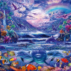 Puzzle - Schmidt - Świat delfinów