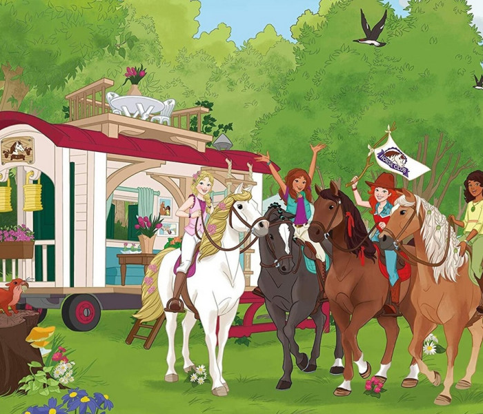 Puzzle - Schmidt - Przejażdżka konna + figurka Schleicha