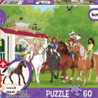 Puzzle - Schmidt - Przejażdżka konna + figurka Schleicha