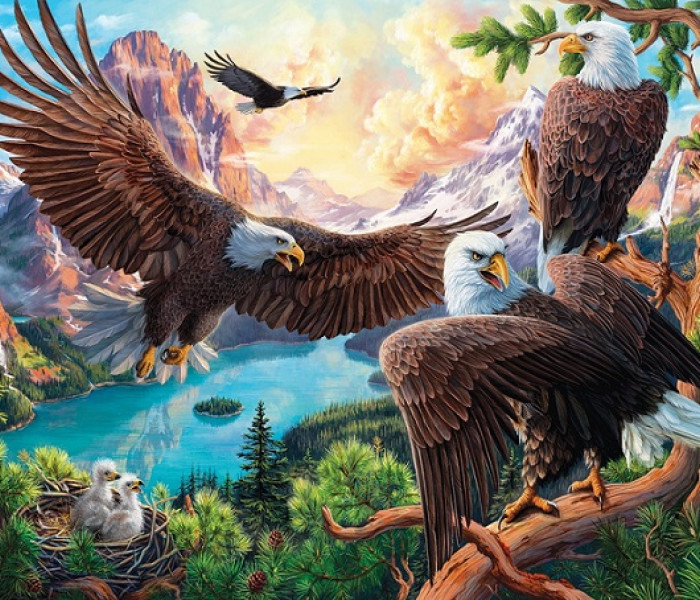 Puzzle - Sunsout - Orły