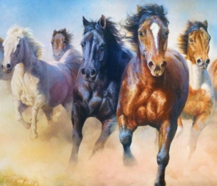 Puzzle - Trefl - Galopujące konie