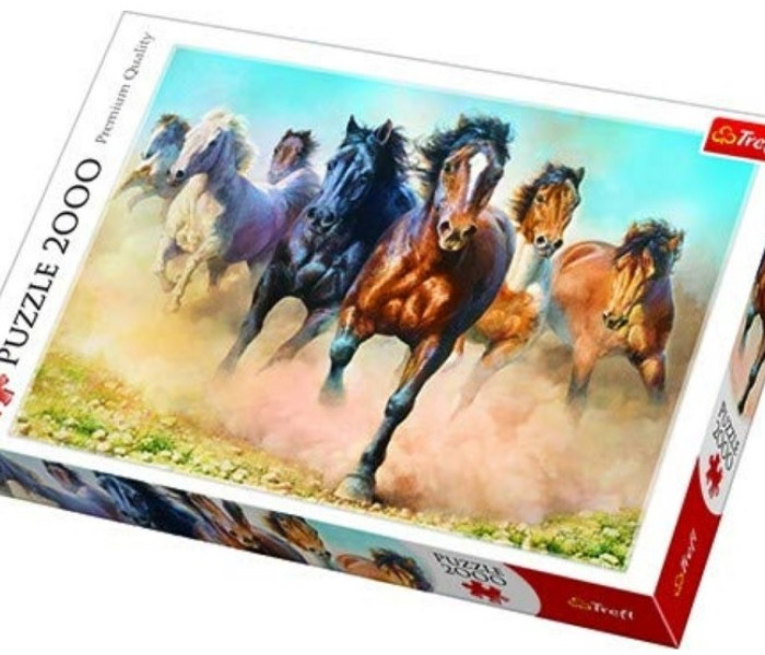 Puzzle - Trefl - Galopujące konie