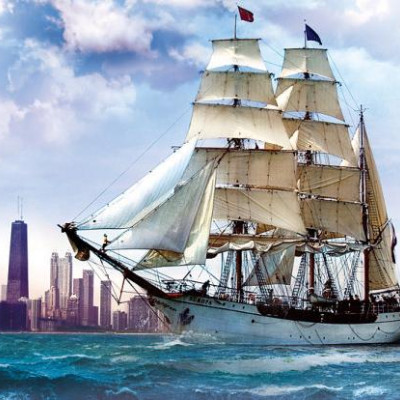 Żaglówka w Chicago